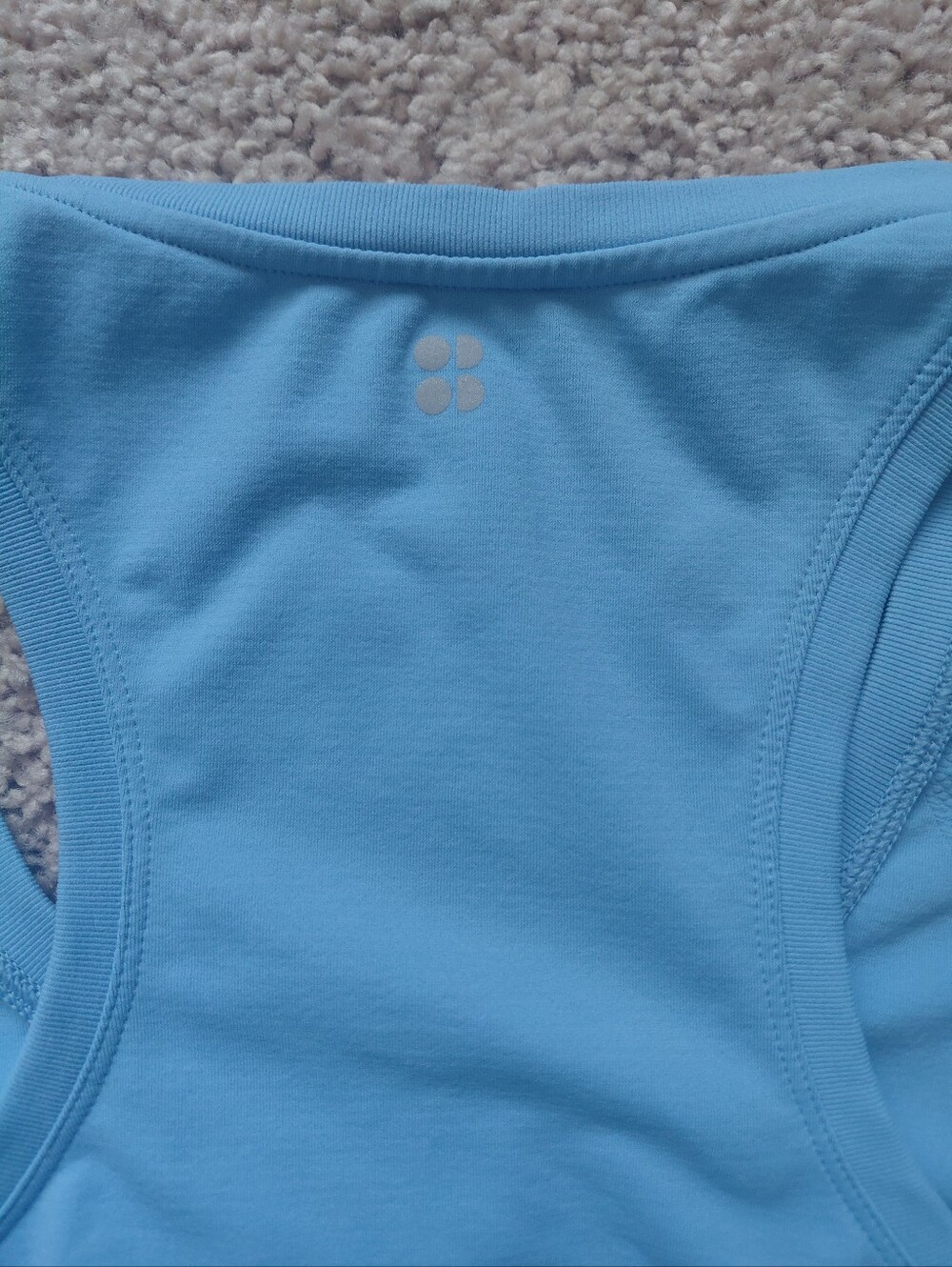 Sweaty Betty Blue Racerback Tank Top - Picture 2 of 4
